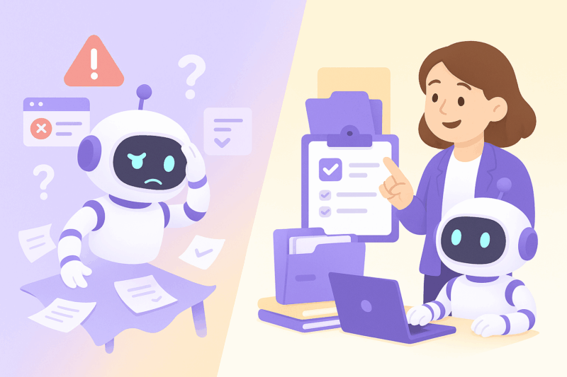 Chat-agent te vroeg inzetten