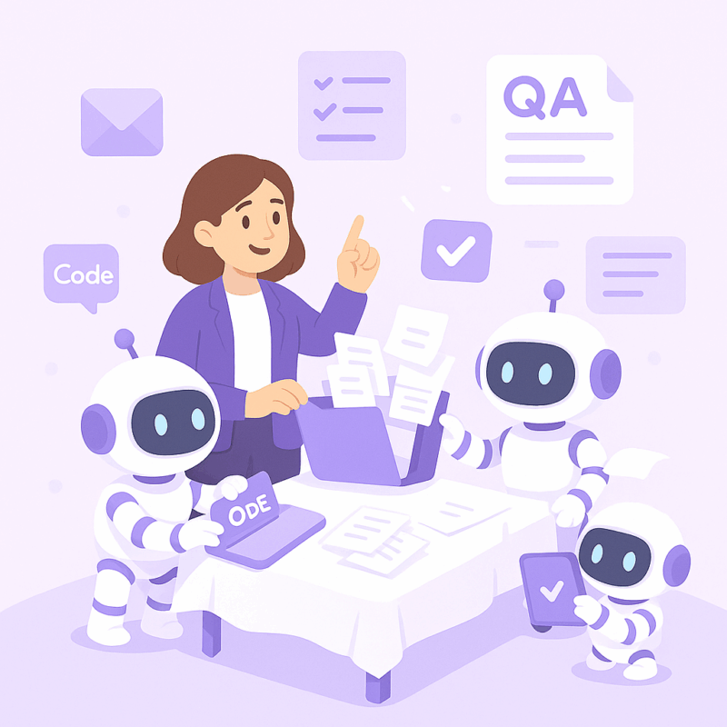 Tafellaken en servet voor ondernemers