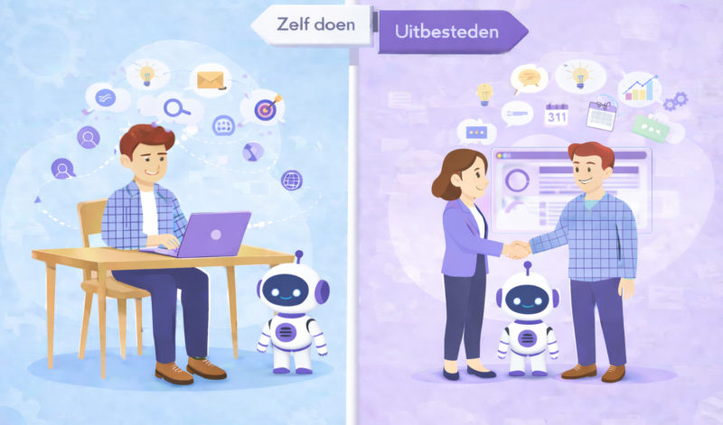 Zelf ontwikkelen of uitbesteden